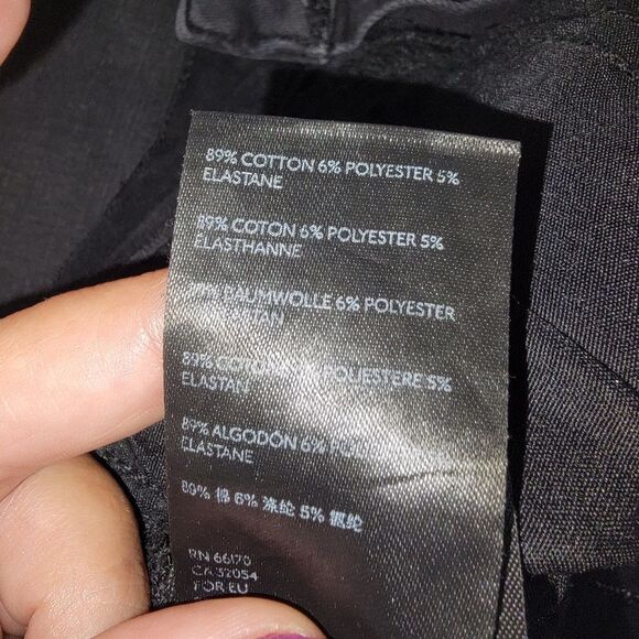 We The Free People Riley Washed Black Seamed Skinny Jeans 26 - Picture 6 of 6